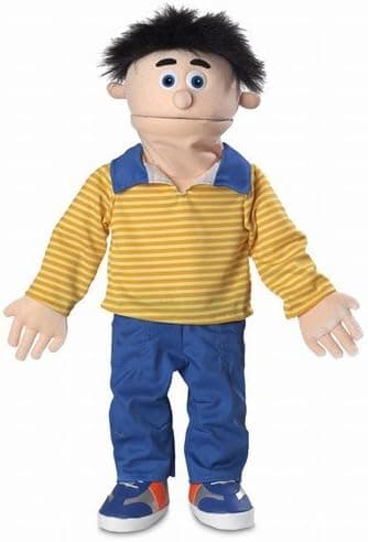 30" Bobby, Peach Boy, Professional Performance Puppet with Removable Legs, Full or Half Body