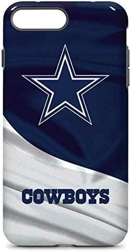 Skinit Pro Phone Case Compatible with iPhone 8 Plus - Officially Licensed NFL Dallas Cowboys Design Grey