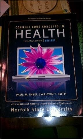 Connect Core Concepts in Health (Selected Material Norfolk State University)