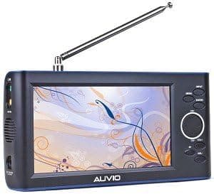 7" AUVIO 16-906 Portable Handheld Widescreen LCD Digital TV - 16:9 ATSC/NTSC (Black)