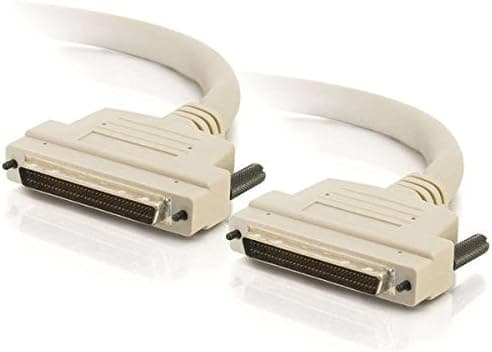C2G 07858 SCSI-3 Ultra2 LVD/SE MD68 M/M Cable, Thumbscrew, Beige (3 Feet, 0.91 Meters)