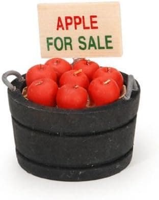 Darice Timeless Miniatures, Bucket of Apples