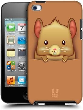 Head Case Designs Hamster Pocket Pals Protective Snap-on Hard Back Case Cover for Apple iPod Touch 4G 4th Gen