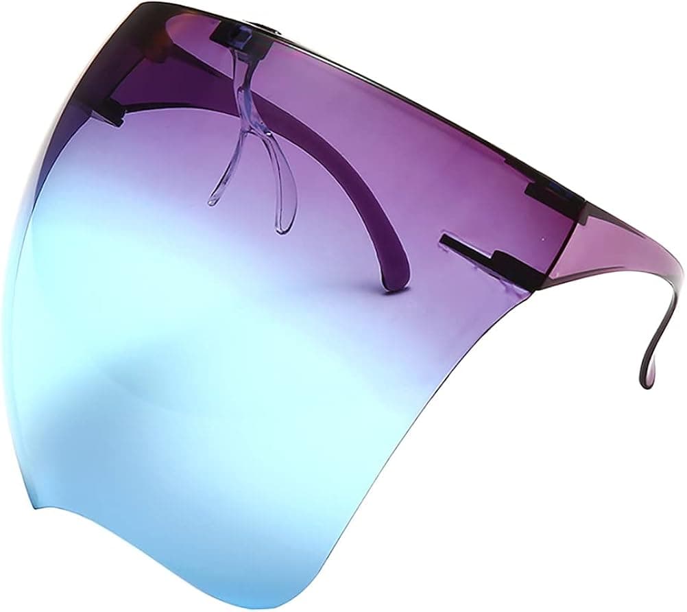 SERENITA Face Eye UV Protective Safety Goggle Shield Sunglasses Antifog Mouth Eye Cover. Reusable Clear Transparent