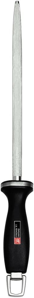 ZWILLING Accessories Sharpening Steel, 12-inch, Black/Stainless Steel
