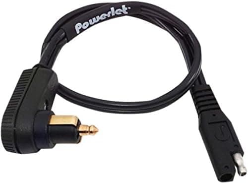 Powerlet Right Angle Plug To SAE 6" Cable (Low Profile)