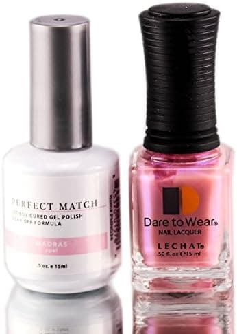 LECHAT Perfect Match Gel Polish + Matching Lacquer - (#34 Madras)