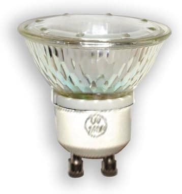 GE 16751-5 50-Watt Edison Halogen Floodlight GU10 Light Bulb, 5-Pack
