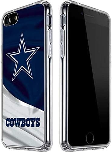 Skinit Clear Phone Case Compatible with iPhone SE - Officially Licensed NFL Dallas Cowboys Design