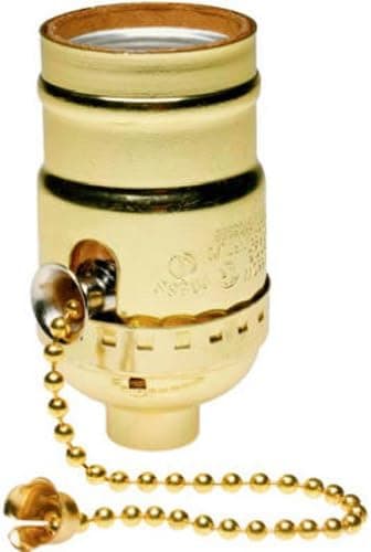 Legrand-Pass & Seymour 19980PGCC10 Medium Pull Chain One Circuit 660-Watt/250-volt
