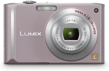 Panasonic Lumix DMC-FX55P 8.1MP Digital Camera with 3.6x Wide Angle MEGA Optical Image Stabilized Zoom (Pink)
