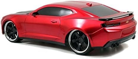 Jada Toys Hyperchargers 1 16 Big Time Muscle R/C 2016 Chevy Camaro SS Candy, Red