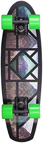 Aluminati Skateboards A-Frame Mountainous Skateboard, Green