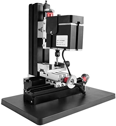 60W 12000RPM Mini Milling Lathe，100-240V DIY Mini Lathe Mini Miller，Mini Metal Lathe DIY Miniature Milling Machine Miller