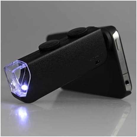 BrainyDeal Mini 100X Zoom Microscope Lens for iPhone 4/4S w/ Shell and Pouch