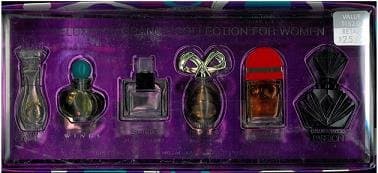 Deluxe Fragrance 6Pc (Giorgio Wings Sung White Diamonds Red Door Passion Parfum Splash) for Women by Elizabeth Taylor