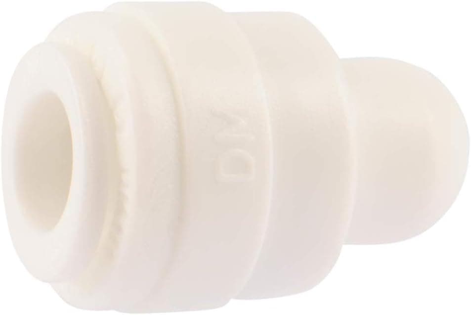 Sharkbite 25409 Push To Connect End Cap, 1/4", 60 Psi
