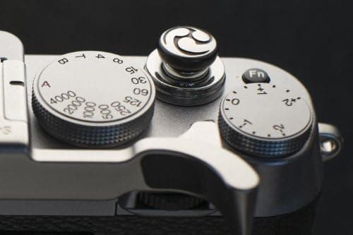 Lensmate Tri-Tadpole Soft Release Button - Black - fits Any Standard Threaded Release - Fujifilm X100V, XT3, X-E3, X-E2s, X-T2, X-Pro2, Xpro3, X-T20 & T30, X100F & X100T