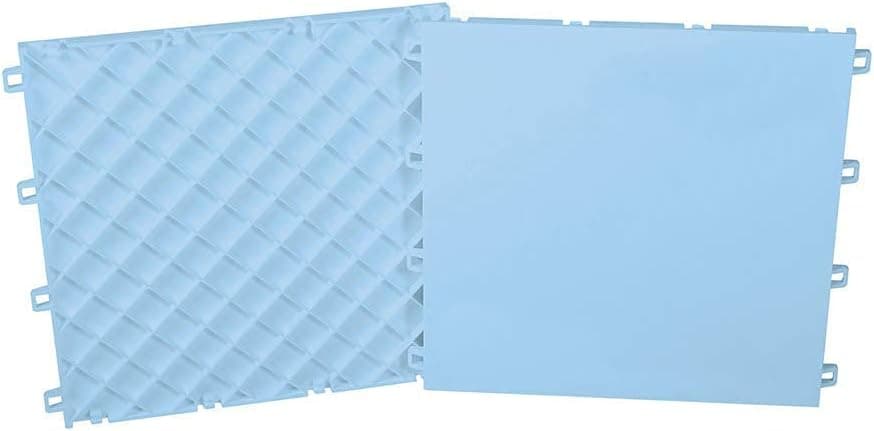Snipers Edge Hockey - Dryland Slick Tiles - 20 Ice Blue 12" by 12" Squares - Simulates Real Ice, Easy to Assemble, Premium Grade UV Coating for Protection