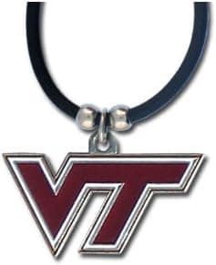 NCAA Virginia Tech Hokies Rubber Cord Necklace