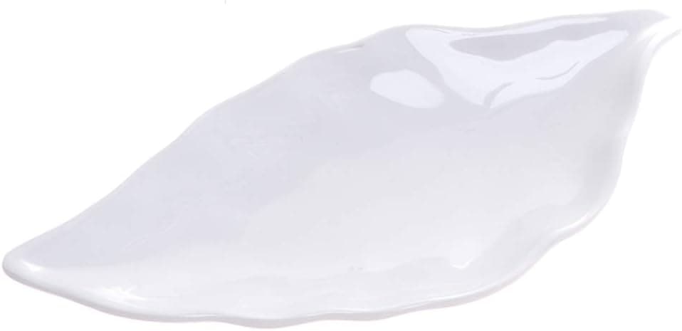 UPKOCH Dipping Sauce Dish Ceramic Leaf Shape Japanese Style Sauce Seasoning Condiment Bowl Dish Plate for Condiment Vinegar Seasoning