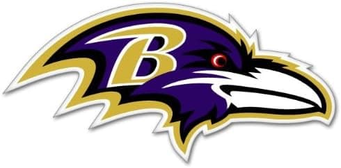 Baltimore Ravens NFL Football car bumper sticker 6"x 3"