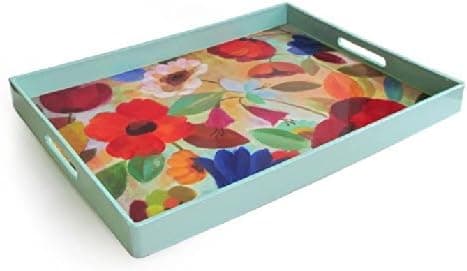 Accents by Jay Rectangular Tray, Summer Floral