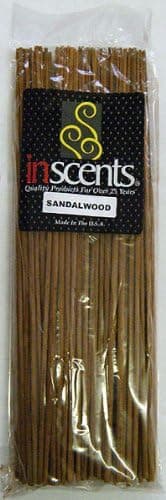 Sandalwood 100 Stick Bulk Pack of In-Scents Incense