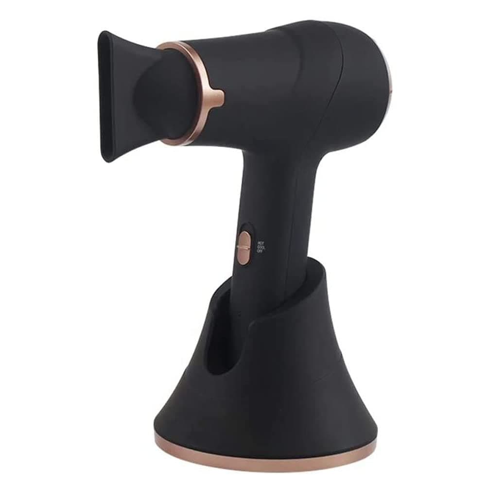 REDSHORE Cordless Portable Blow Hair Dryer, 2 Files 300W Strong Wind With A Quick Charging Base Suitable For Art Painting Home Outdoor Travel Tool (Black)