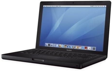 Apple MacBook - Core 2 Duo 2.16 GHz - RAM 1 GB - HDD 160 GB - DVD?RW (+R DL) - GMA 950 - Gigabit Ethernet - WLAN : Bluetooth 2.0 EDR, 802.11 a/b/g/n (draft) - MacOS X 10.4 - 13.3" Widescreen TFT 1280 x 800 ( WXGA ) - camera - black