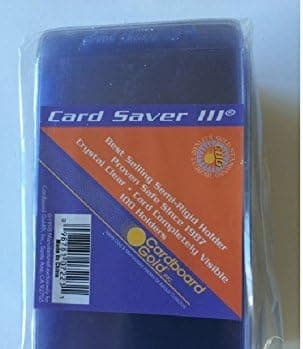 Cardboard Gold (1pk of 100) CS3 Card Saver 3 Pro Graded Tall Card submits Ultra Protection
