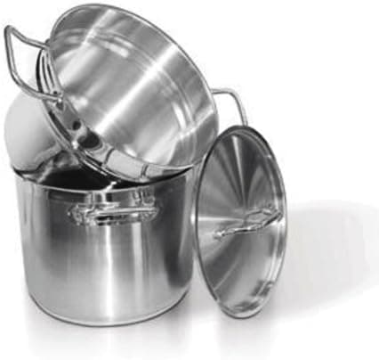 Homichef 6 Quart Stainless Double Boiler with Lid