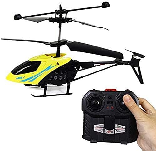 Remote Controlled Helicopter - 3.5 Channels for Accurate Flying - Alloy Design (Yellow)