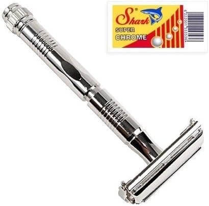 NEW Parker 90R Safety Razor & 5 Double Edge Blades