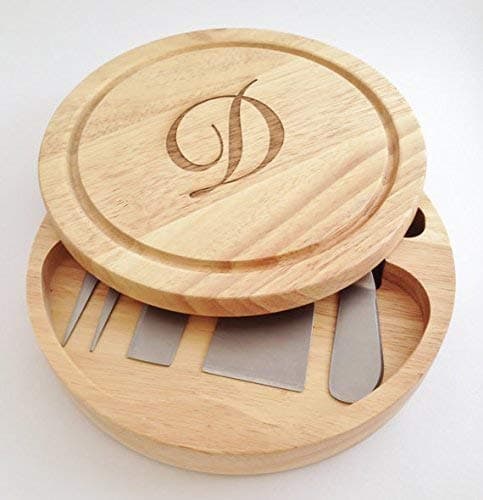 Round Cheese Board with Tools
