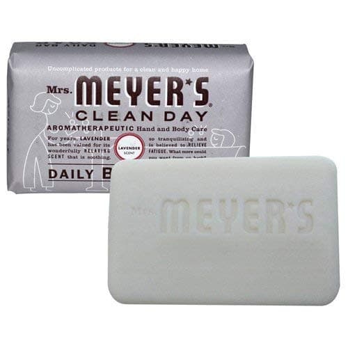 Mrs Meyers Clean Day Lavender All Purpose Soap Bar, 5.3 Ounce -- 12 bars per case.
