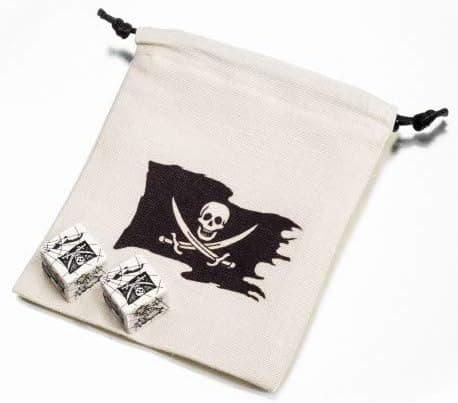 Q-Workshop Pirate Dice & Bag (2+1)