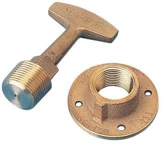 Sea-Dog 3/4" Bronze Garboard Drain & T-Handle Plug