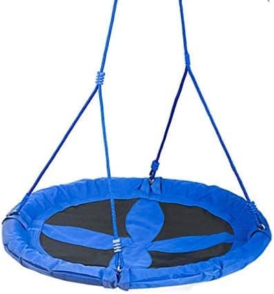 Swing Tree Swing Saucer Tree Height Adjustable Nylon Rope with Padded Steel Frame Indoor/Outdoor 40 Inch