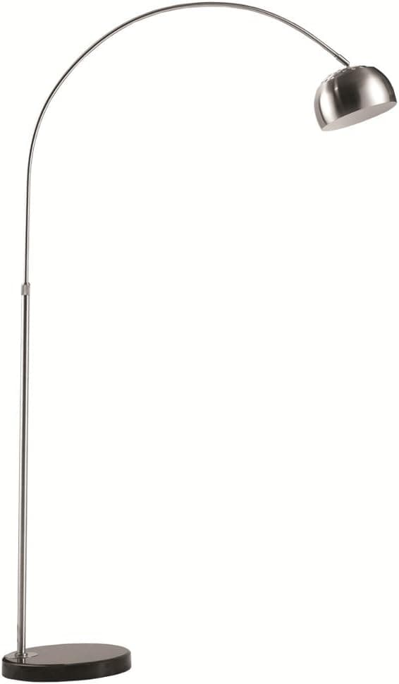 Designer Modern Arco Coster Lamp in Black