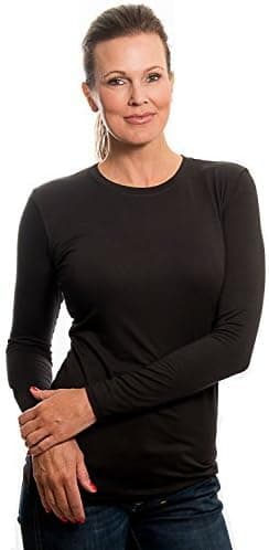 Body Bark Women's Crew Neck Long Sleeve