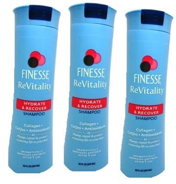Finesse ReVitality Shampoo, Hydrate & Recover 10 fl oz (295 ml) 3 PACK