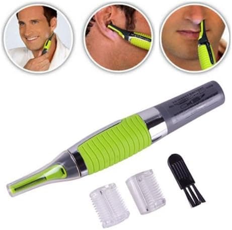Beauty YingYing Personal Face Care Stainless Steel Nose Hair Trimmer Removal Clipper Shaver with LED Light for Men and Women