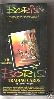 Boris Series 1 Autograph Series 1991 Un-opened Comic Images Trading Card Box. Boris Vallejo