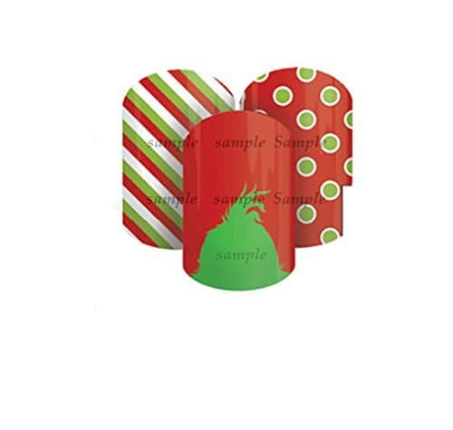 Christmas Stolen Full Nail Decals Nail Wraps Set of 18
