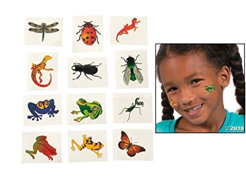 Insect and Reptile Tattoos (36 ct) (36 per package)