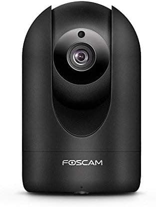 【Renewed】 Foscam R2 1080P WiFi Security IP Camera, Black