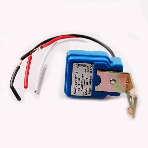 Sunniemart 2pcs/lot Ac Dc 12v 10a Auto on Off Photocell Light Switch Photoswitch Light Sensor Switch