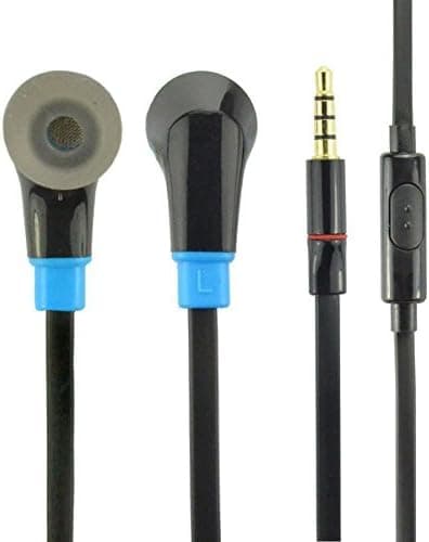 SOWND MHMS261CA01-BB HD 3.5mm Microphone Earphones (Black/Blue)