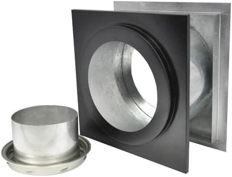Shasta Vent Class A, All Fuel "Wall Thimble & Finishing Collar" for Shasta Vent 6" Chimney Systems